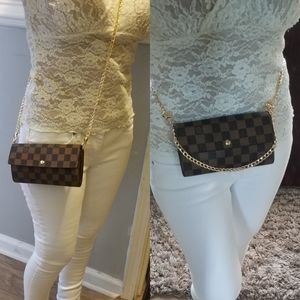 Louis Vuitton Damier Ebine Pochette crossbody Bumm